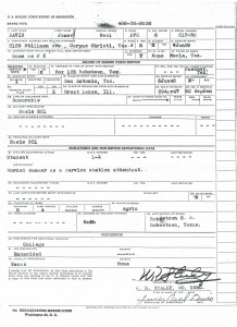 James Nead Davis Military Record