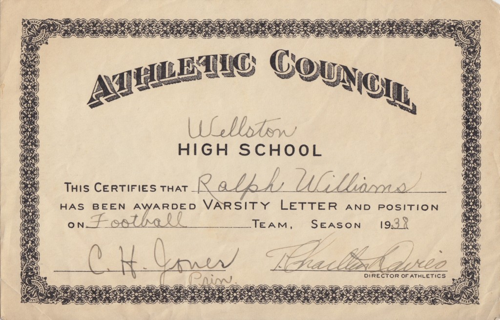 my family tree blog » Ralph Scott Williams Jr. 1938 Wellston (OH